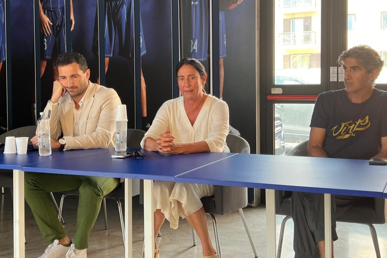 La presidente Sabbatini in conferenza stampa